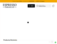 Tablet Screenshot of espressoparaguay.com